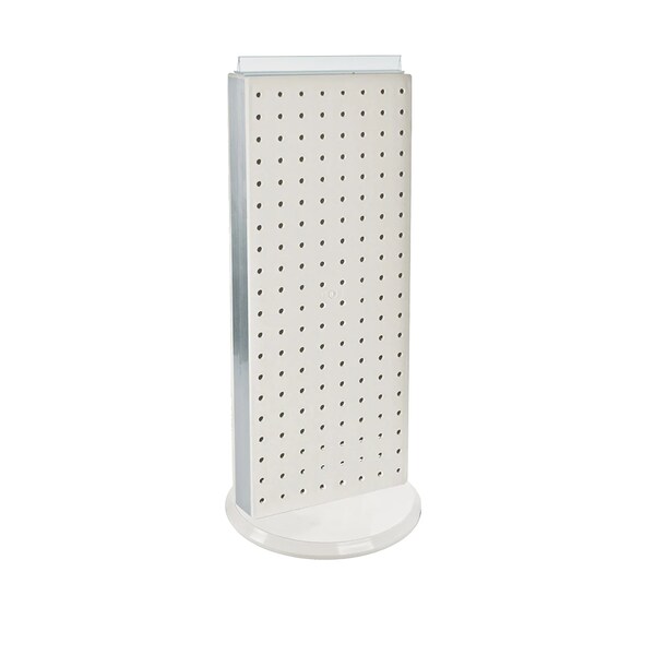 Revolving 8"W x 20.625"H Pegboard Counter Display